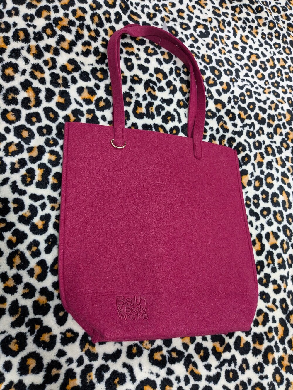 Bath & Body Works Magenta Tote Bag